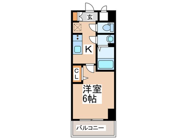 ｽﾌﾟﾗﾝﾃﾞｨｯﾄﾞ天王寺ﾊﾟｰｸｻｲﾄﾞの物件間取画像